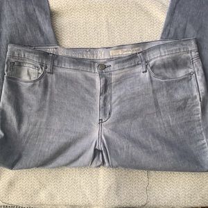 DKNY ultra skinny blue jeans with antique finish